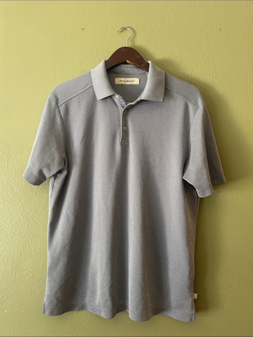 Tommy Bahama Light Grey Short Sleeve Polo